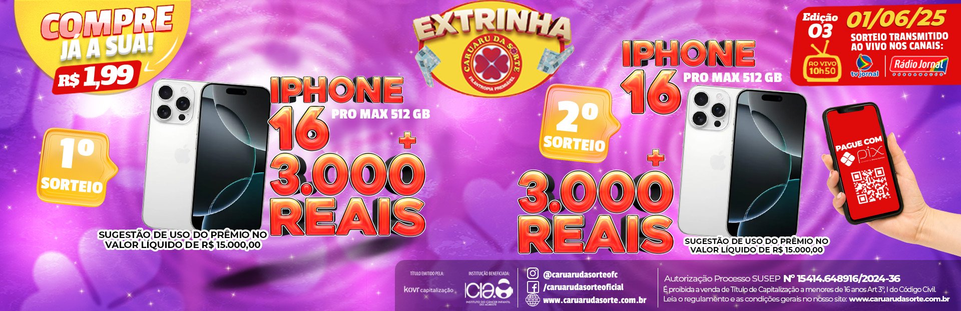 Extrinha 01/06/2025