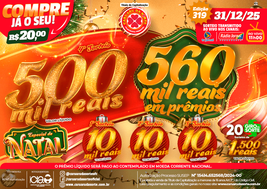 Premiação 31/12/2025