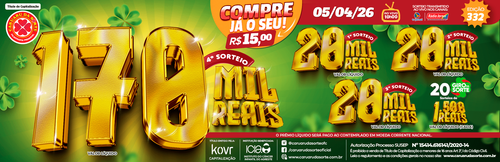 Premiação 05/04/2026