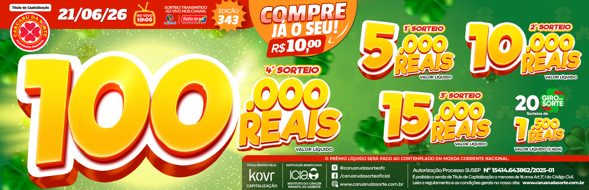 Premiação 21/06/2026