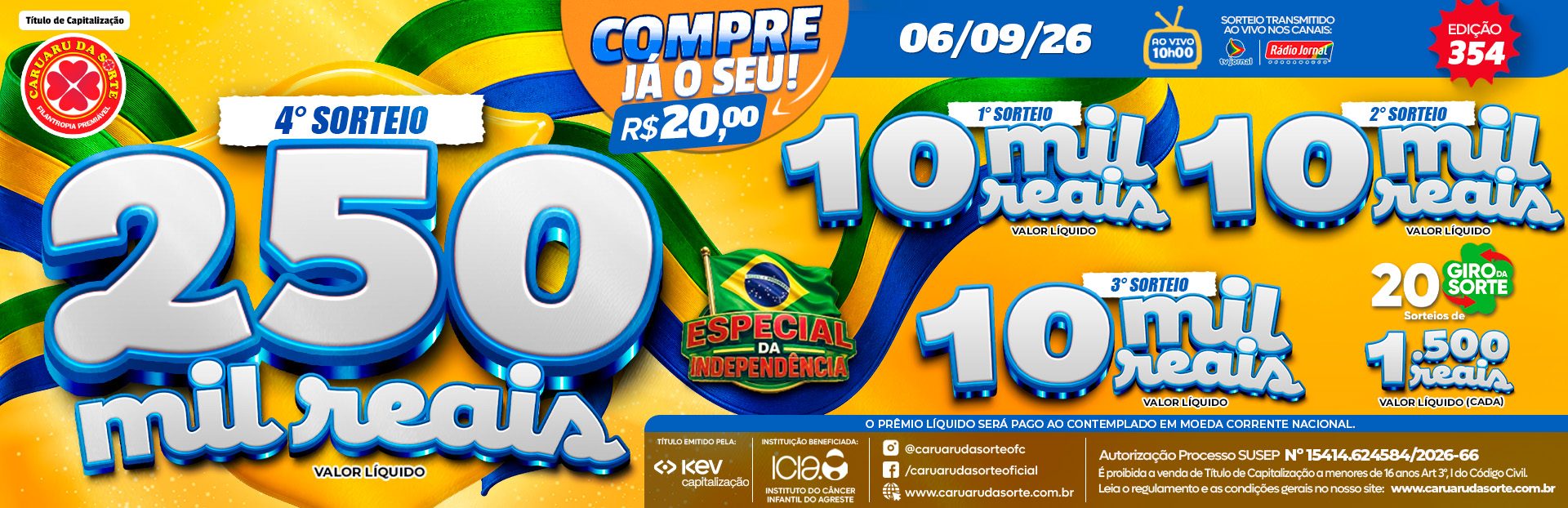 Premiação 06/09/2026