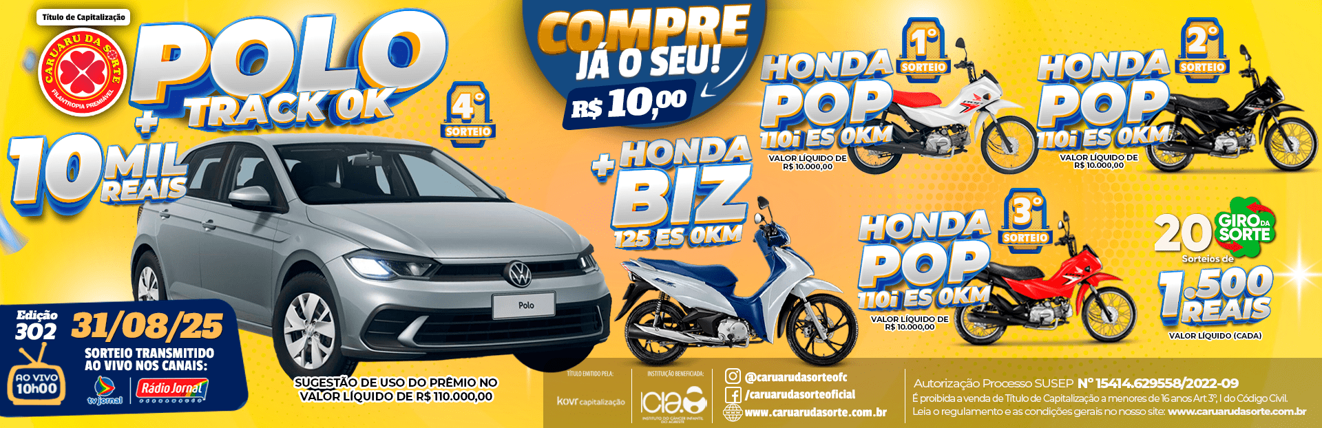 Premiação 31/08/2025