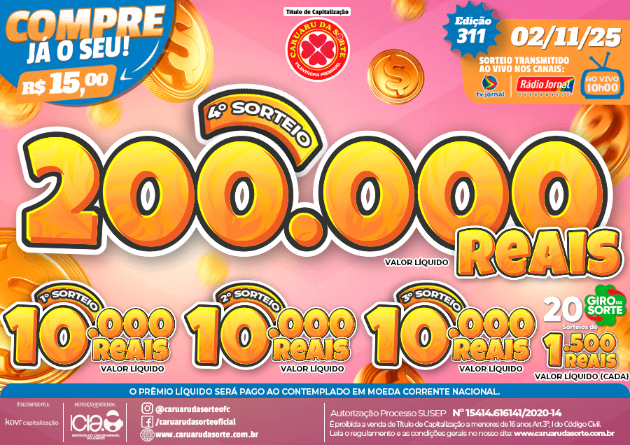 Premiação 02/11/2025