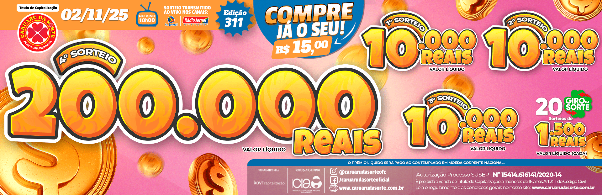 Premiação 02/11/2025