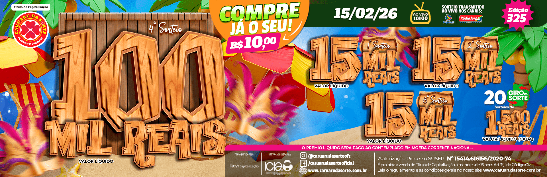 Premiação 15/02/2026