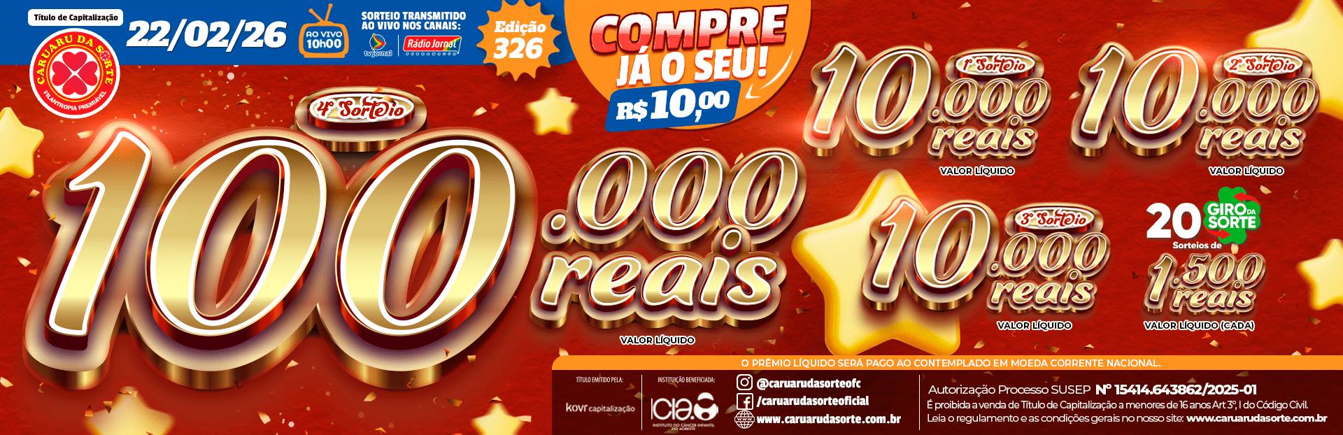 Premiação 22/02/2026