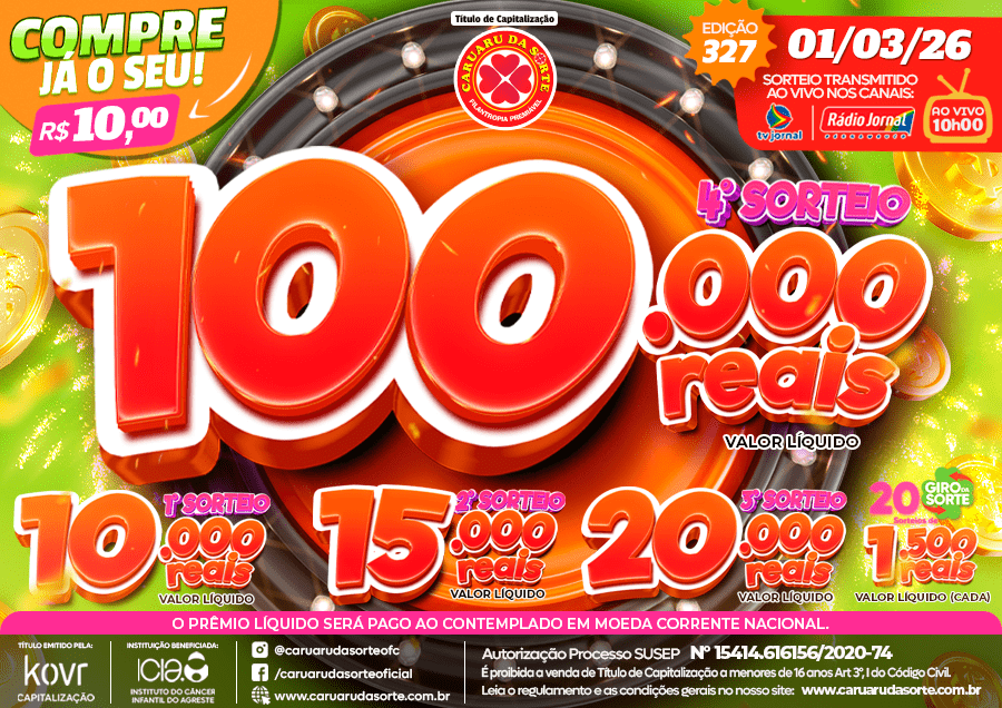 Premiação 01/03/2026