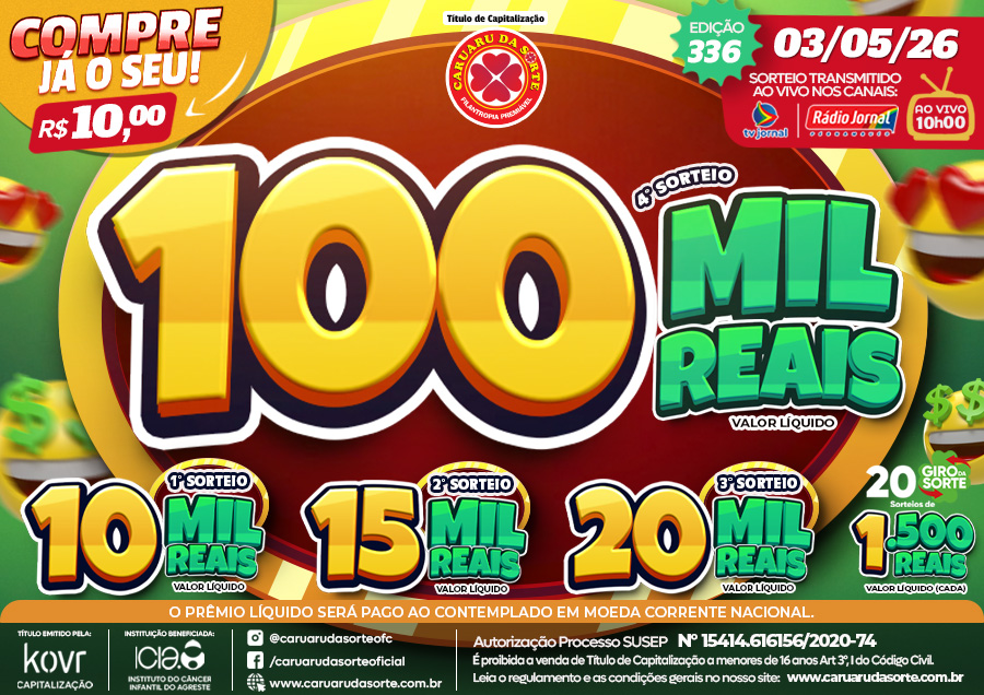 Premiação 03/05/2026