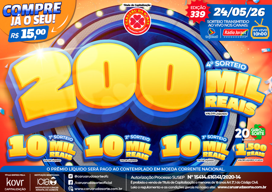Premiação 24/05/2026