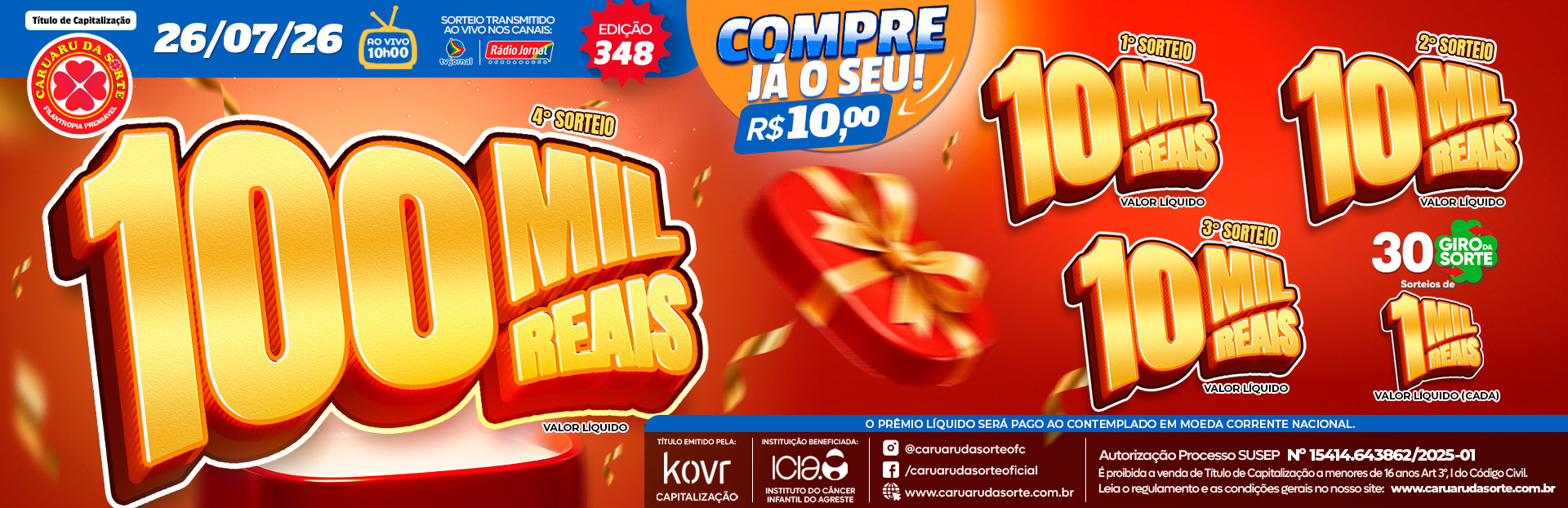 Premiação 26/07/2026