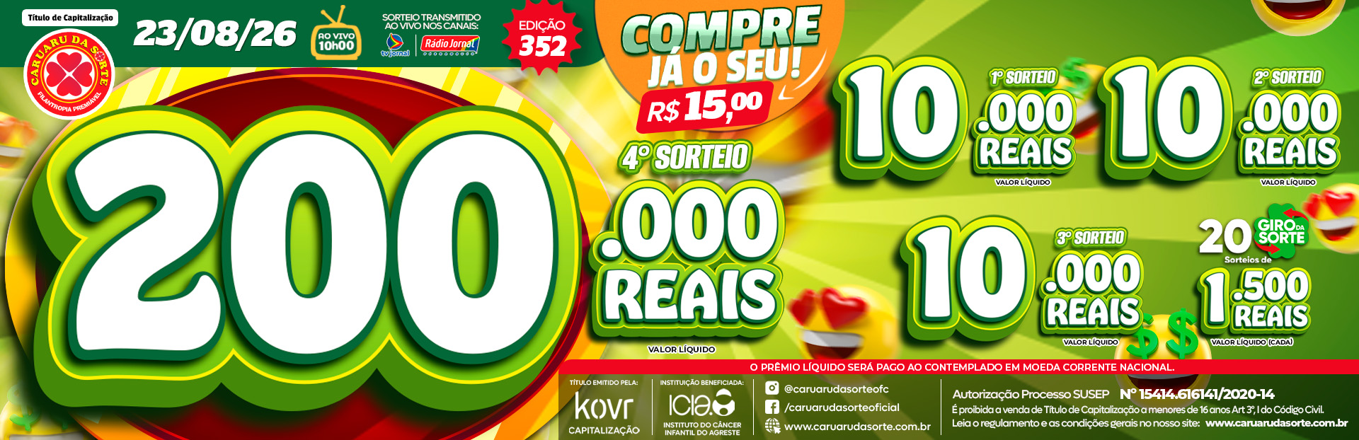 Premiação 23/08/2026