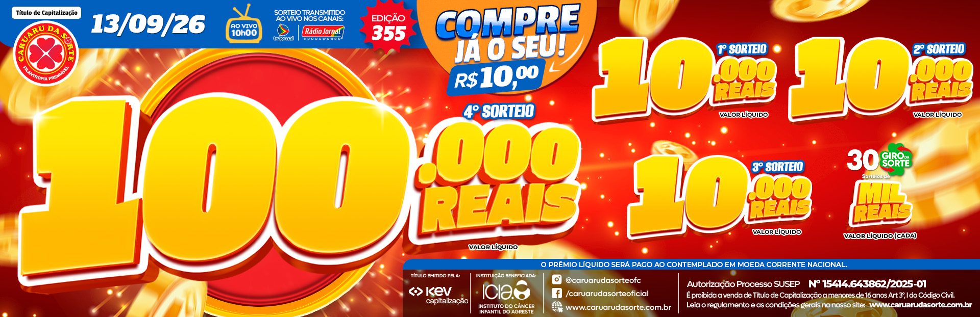 Premiação 13/09/2026