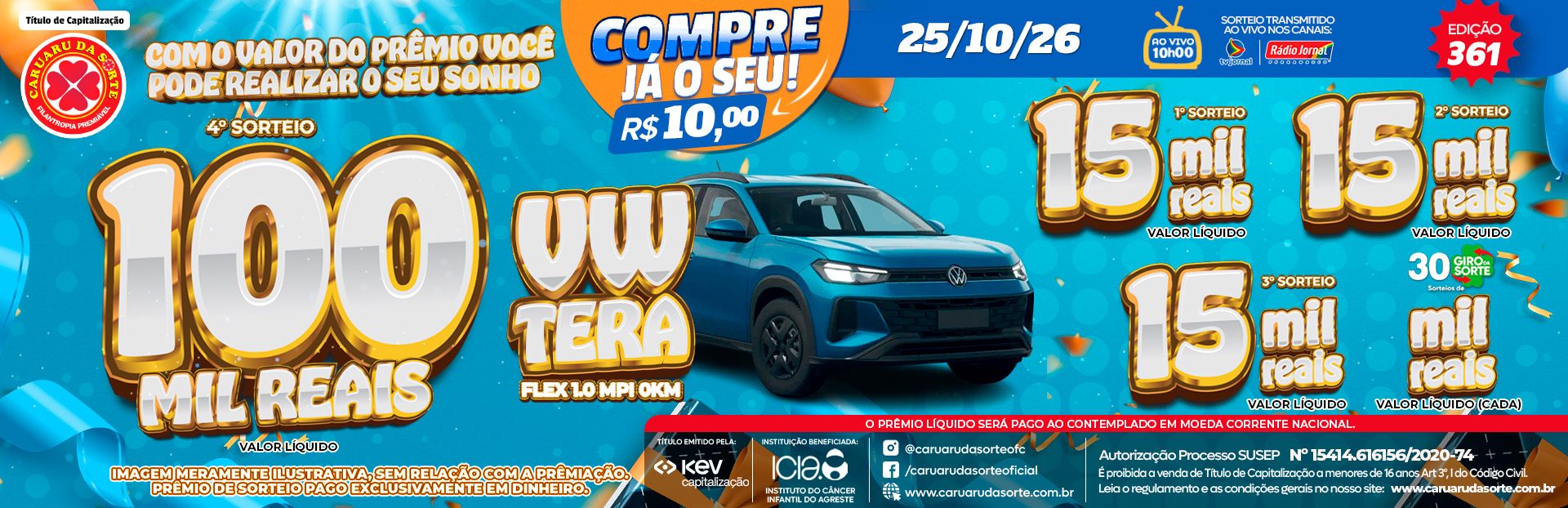Premiação 25/10/2026